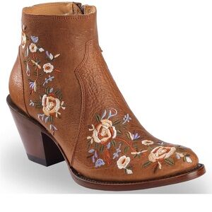 Shyanne floral ankle boots